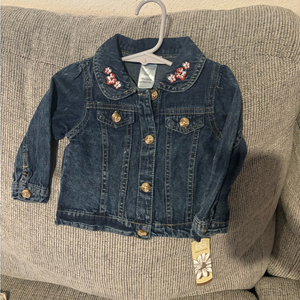 Embroidered Denim Jacket for Kids